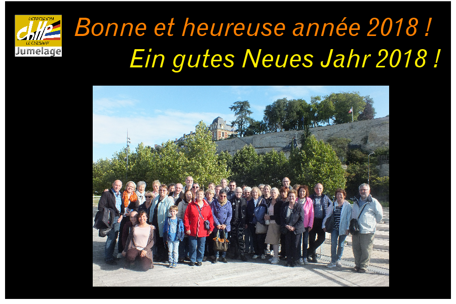 Bonne année et heureuse année 2018 !