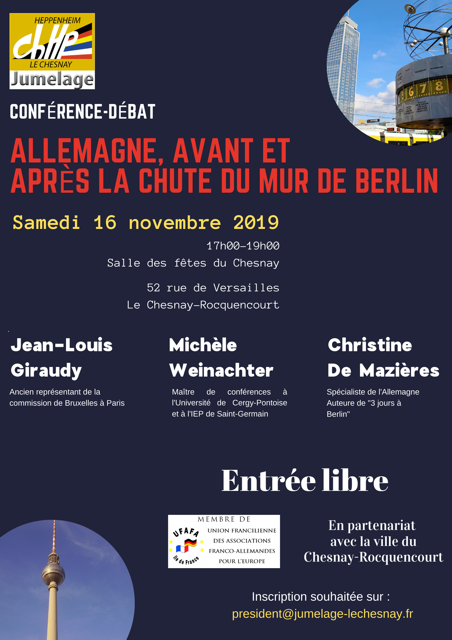 Grande conférence du jumelage 2019