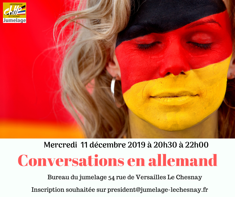Conversations en allemand – mercredi 11 décembre 2019