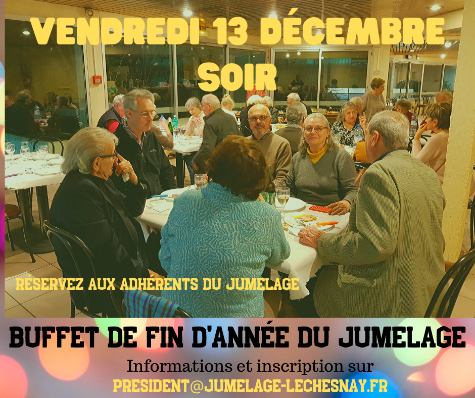 Buffet de fin d’année du jumelage 2019