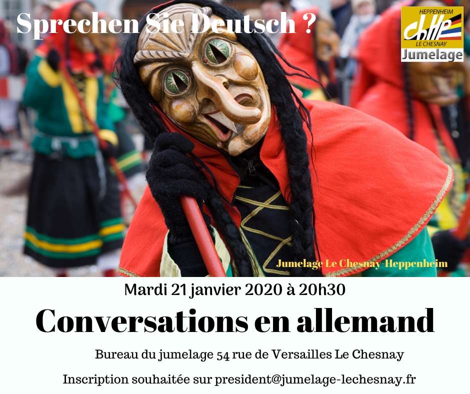 Conversations en allemand du mardi 21 janvier 2020